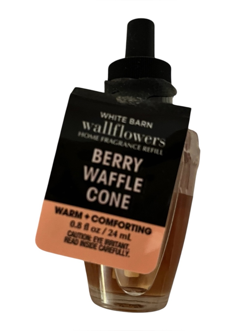 White Barn Berry Waffle Cone Wallflowers Refill - Pink & Black